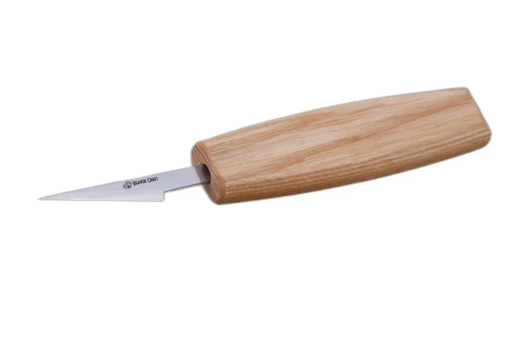 Beavercraft C7 Small Detail Wood Carving Knife on a white background