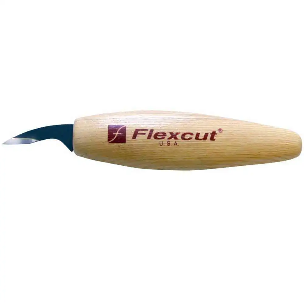 Flexcut KN35 Fine Detail Knife  on a white background 