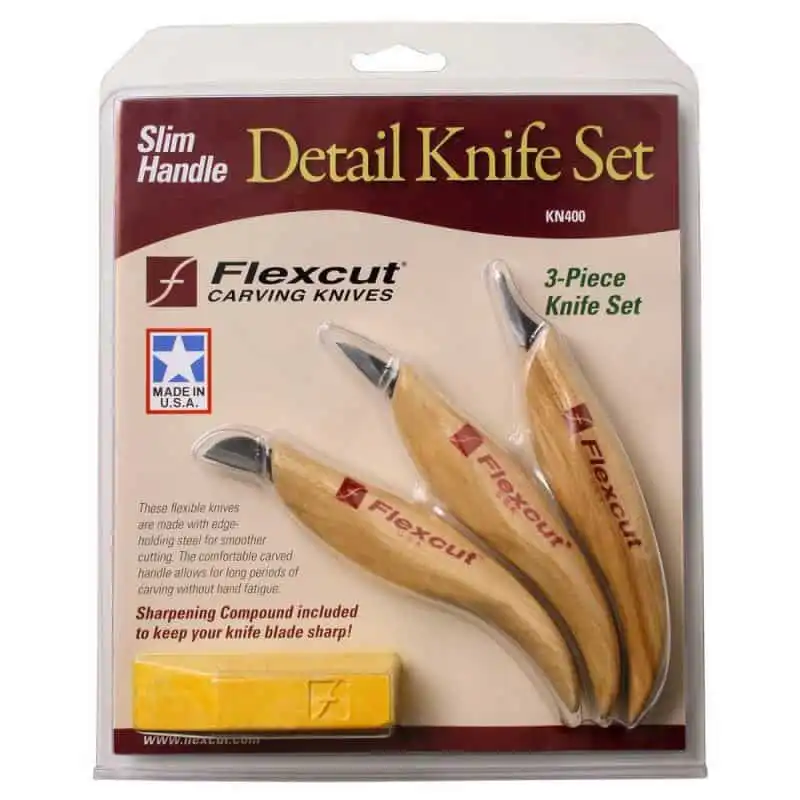 Flexcut KN400 Detail Knife Set packed