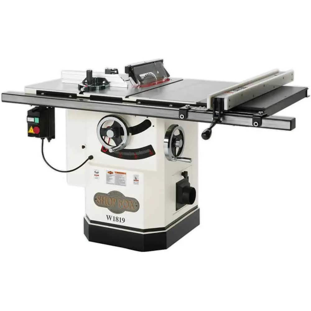 Shop Fox W1819 3 HP 10-Inch Table Saw