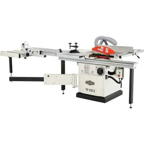 W1811 Sliding Table Saw  on a white background 