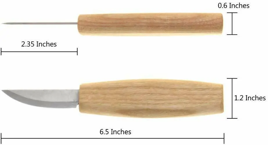 measurements of the  Beavercraft C1 Knife 